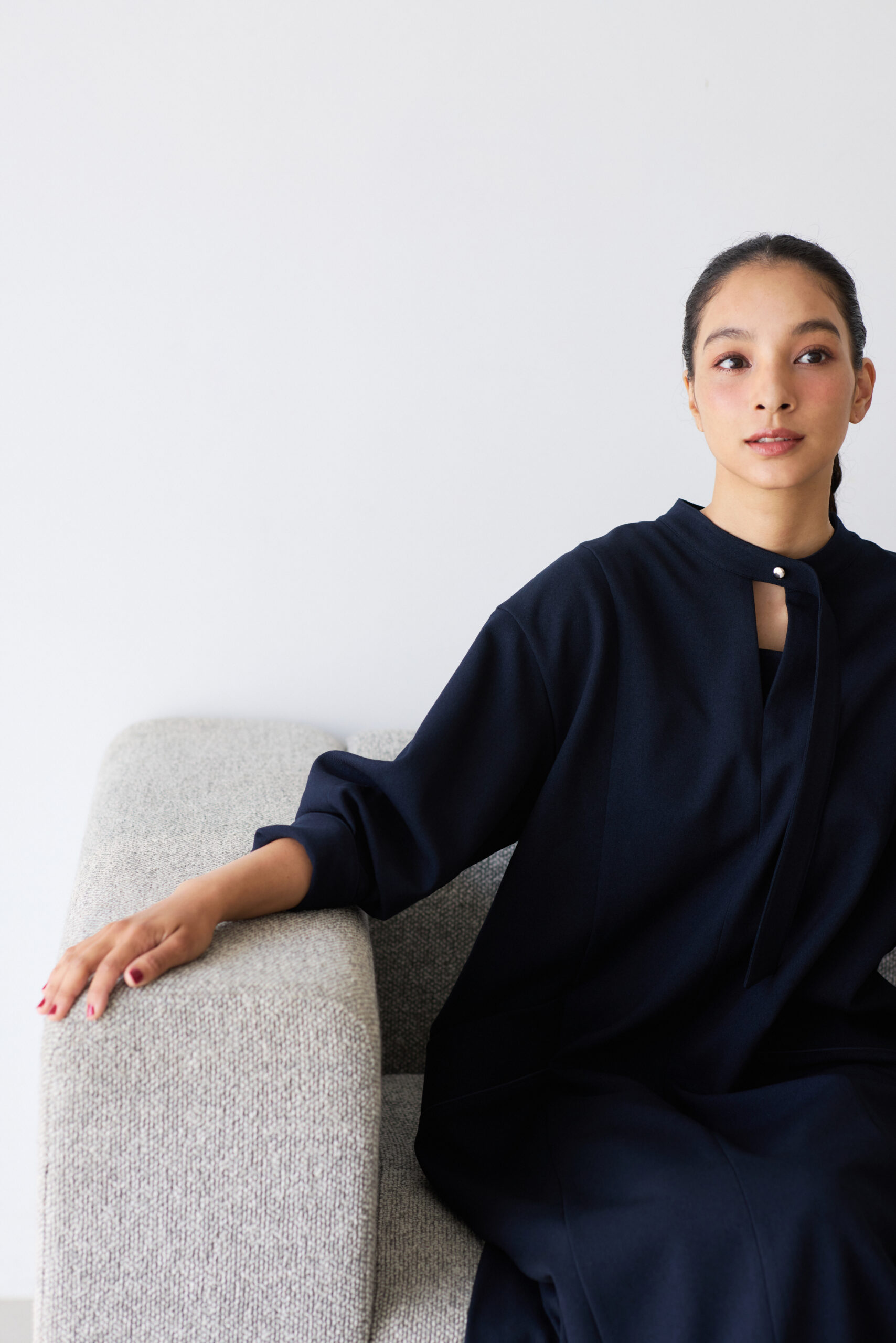 “似合わない”を変えてくれるのは、きっとこんなモードなワンピース